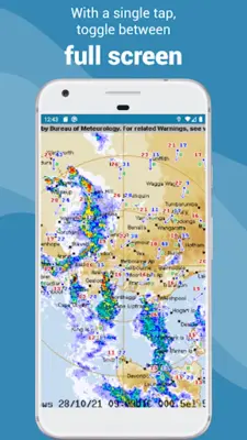 Rain Radar Australia - BOM Rad android App screenshot 5